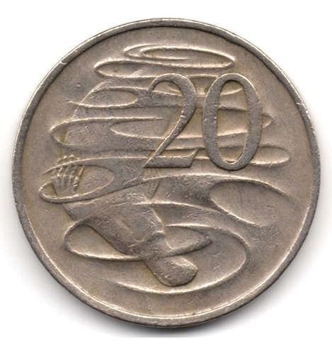 Australia 20 Cents 1969 Ornitorrinco