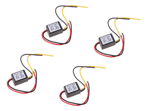 Módulo De Potencia Reductor Dc-dc De 4 Piezas Adaptador De