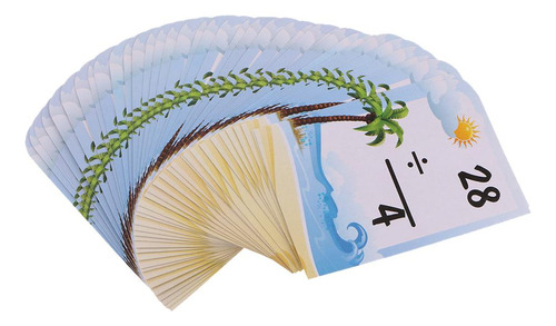 4 X 2-4pack 36 Pieces Math Flash Cards For Elementary 4 Pcs