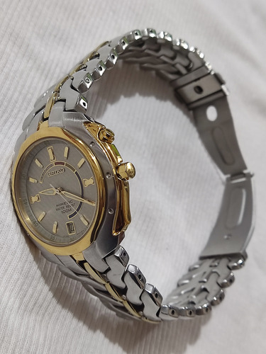 Reloj Hombre, Seiko Kinetic Indicator, Wr100m (vintage). (Usado)