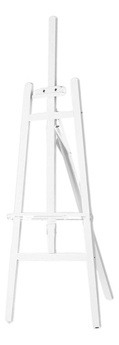 Caballete De Exhibición De Pintores De Madera 1,5 M Blanco