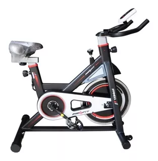 Bicicleta estática Profit Spinell para spinning color negro y rojo