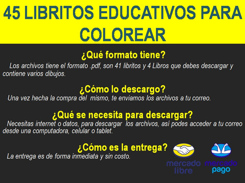 Libritos Educativos 10x15 Cm Imprimir Y Colorear
