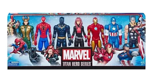 Pack de 7 figurines 30 cm - Marvel Avengers Titan Hero Series