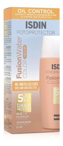 Isdin Fotoprotector Fusion Water Fps50+ Color Medio 50ml.