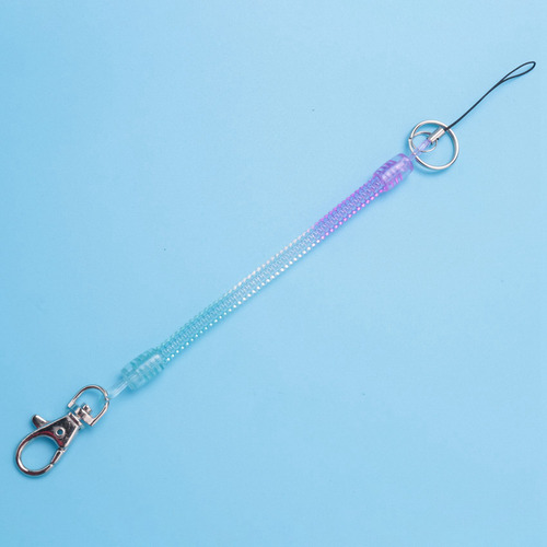Llavero Helicoidal Elástico Con Forma De Gancho Para Langost