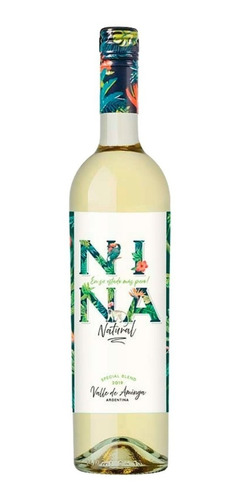 Vino Nina Natural Blanco 750 Ml.