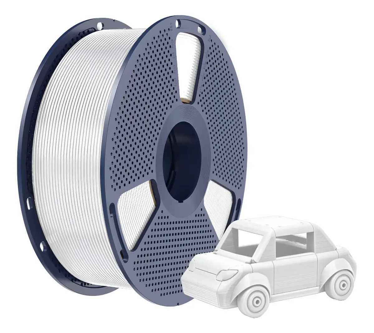Filamento para impresora 3D Sunlu Petg, 1 kg, 1,75 mm, color blanco