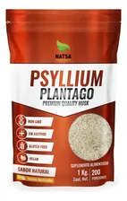 Psyllium Husk Plantago 1 Kg, 100% Puro, 200 Porciones, El mas Vendido, Calidad Premium