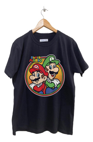 Remeras Estampadas Dtg Full Hd Super Mario Y Luigi Pelis