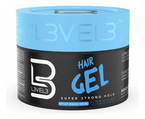 Gel Profesional Para Cabello Super Strong Hold 250ml Level3