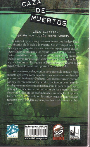 Caza De Muertos Orpheus - Factoría De Ideas