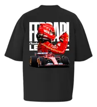 Comprar Remera Charles Leclerc F1 Ferrari Oversize Algodón Premium