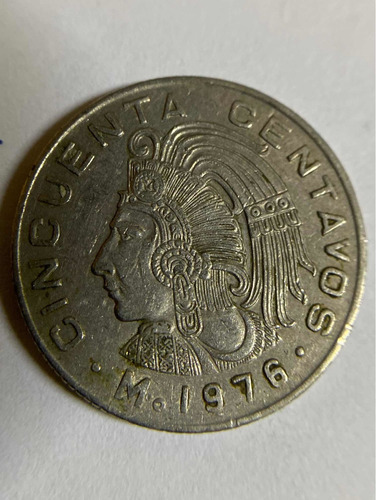 Moneda De Mexico De 50 Centavos De 1976 Envió Gratis