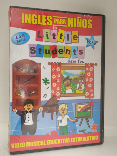 Little Students Inglés Para Niños Hace Fun Dvd Nuevo