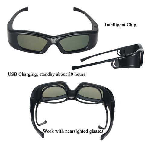 Proyector Activo For Lentes 3d Dell Hd Link Full Optama
