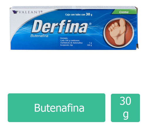 Derfina Crema 1% Caja Con Tubo Con 30 G