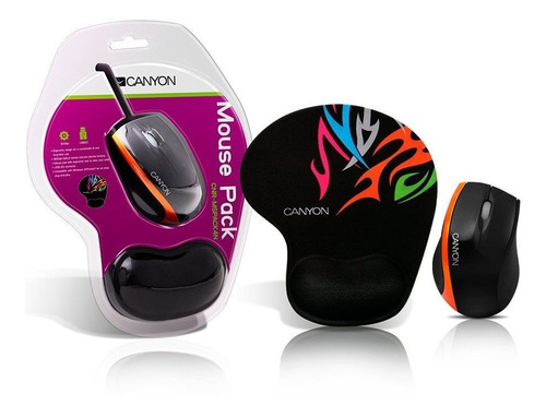 Mouse Y Pad En Pack Canyon (cnr-mspack4nbl) Envio Gratis! 