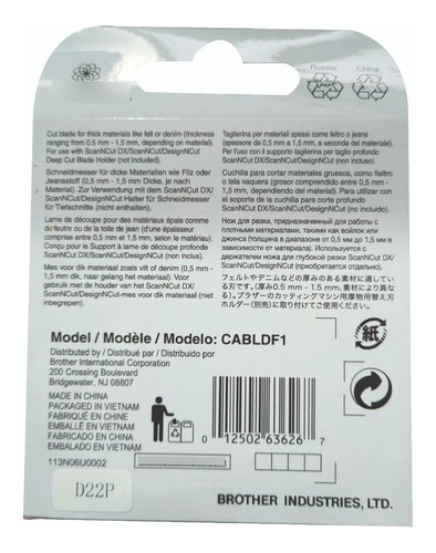 Cuchillas Para Plotter Brother Standard