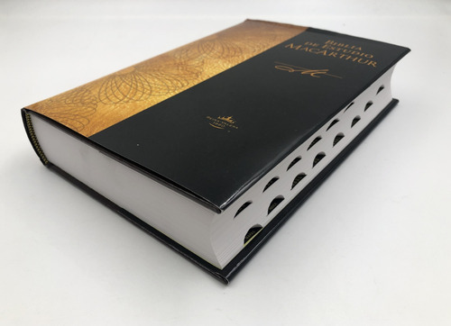 Biblia De Estudio Macarthur - Letra Grande, Tapa Dura
