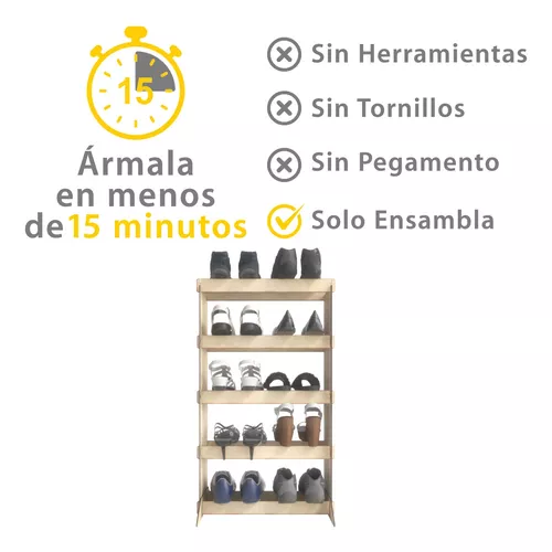 Así se ve el módulo de zapatera interior, con las bandejas corredizas para  acceso fácil. #TodoEsSimpleConMelamina . . . #closet #zapatos #zapatera, By Somos Melamina