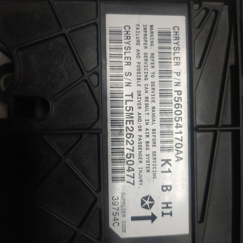 Módulo Airbag Pilotó Jeep Cherokee Kk 08-11. Usado Mopar (Usado)