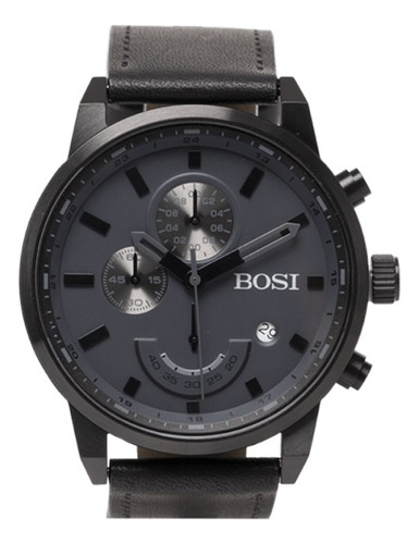 Reloj De Pulso - Hombre Negro - Bosi - Original