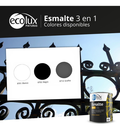 Esmalte Convertidor De Óxido 3 En 1 3.6 Litros Ecolux