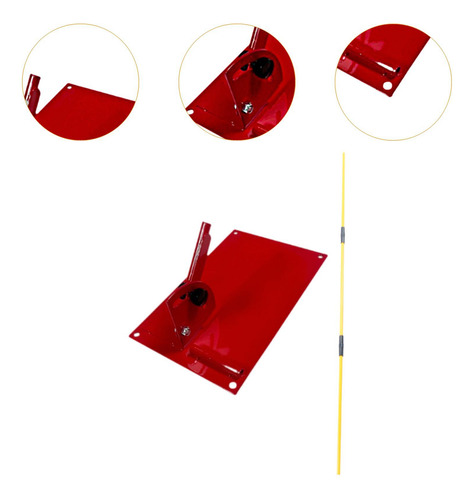 Juego De Soporte Para Palos De Alineación De Golf,