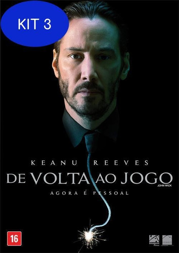 Kit 3 Dvd - De Volta Ao Jogo - Pré Venda