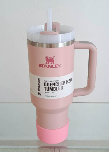 Stanley Quencher 40oz Vaso Taza Mug Termo Con Asa Y Funda Rosa-rosa Quencher