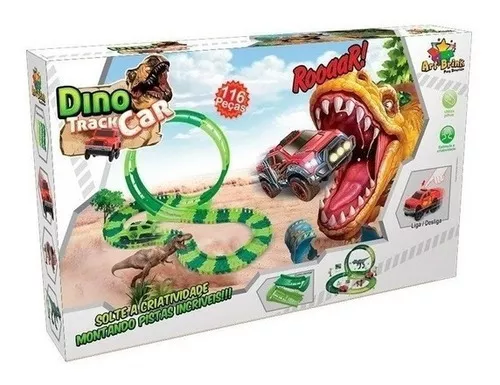 Novo Carro de Dinossauro Dino Hauler Verde Que Vem Com Dinossauro