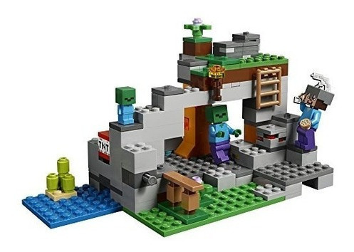 Juego Lego De Construcción Minecraft The Zombie Cave
