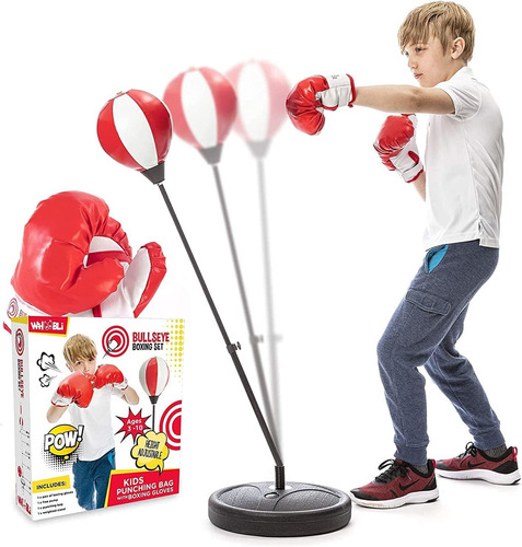 Whoobli Punching Bag For Kids Incl Boxing Gloves