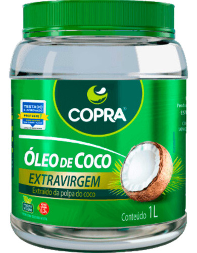 Copra Óleo De Coco Extravirgem 1 Litro