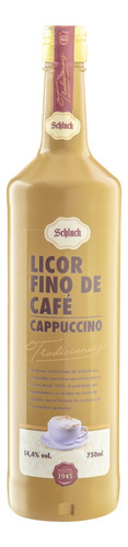 Licor Fino Café Cappuccino Schluck Tradicionais Garrafa 750ml