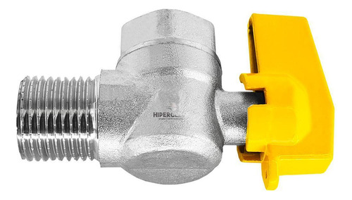 Mini Registro Angular 90 De Gás 1/2 Mxf - Druck