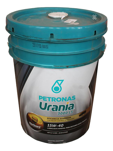 Aceite Petronas Urania Supremo 15w-40 Cj 20 Litros