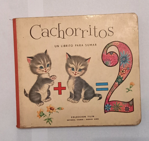 Antiguo Libro Cachorritos  Un Librito Para Sumar