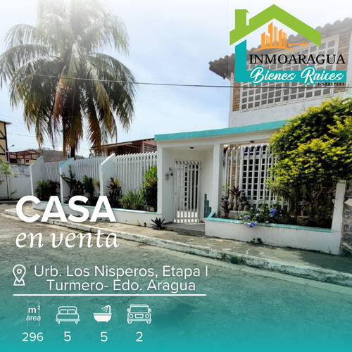 Casa En Venta/ Urb. Los Nisperos, Turmero/ Yp1390