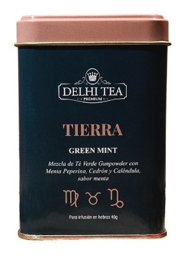 Te Hebras Delhi Tea Premium Lata X 40 G - 4 Elementos