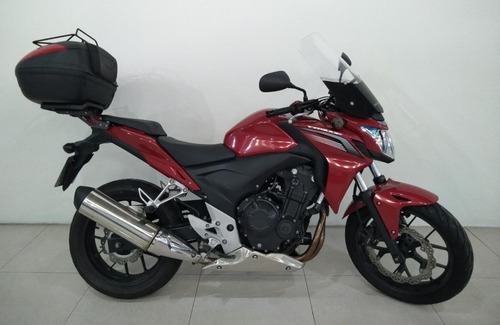 Imagem 1 de 15 de Moto Honda Cb 500f Vermelha 2015 Es