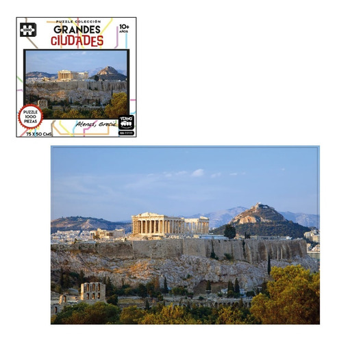 Atenas Puzzle Grandes Ciudades Grecia 1000 Piezas 
