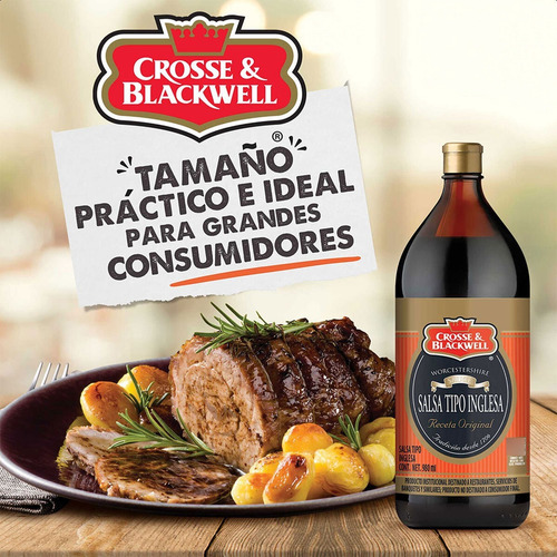 Crosse & Blackwell Salsa Tipo Inglesa 980 Ml Receta Original