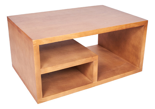 Mesa Ratona Cubo 1.0x60 - Mesa Living - Madera Maciza -serra