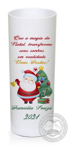 Imagem 3 de 5 de 20 Copo Long Drink Personalizado De Natal