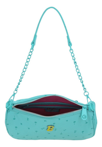 Bolso Mediano Barbie Gorett Br25066-p Cian Lisa Níquel Cian