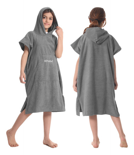 Hiturbo Toalla Cambiante Para Nios, Poncho De Surf Absorbent