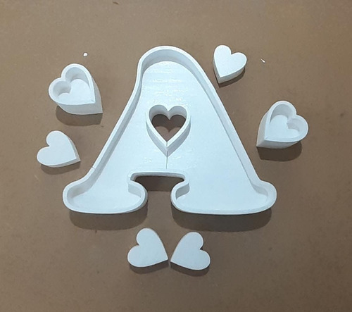 Imagen 3 de 7 de Letras Huecas 16 Cm+ Letra Corporea Regalo Polyfan Tu Nombre