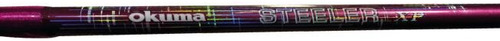 Combo Pesca Okuma Steeler Xp 5.6 2 Tramos 1.65mts Nylon Color Rosa